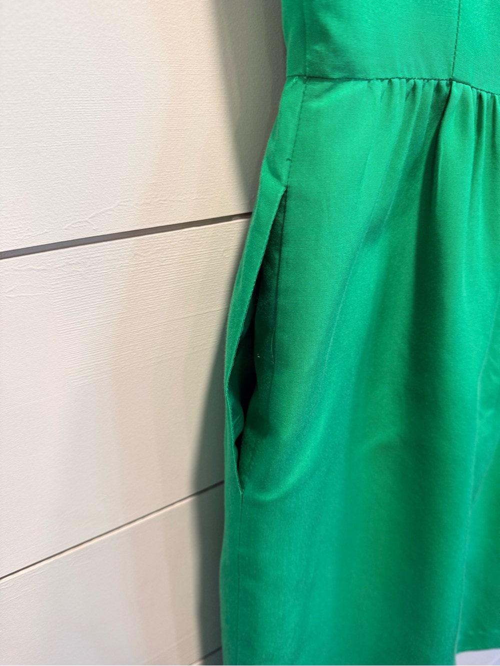 J. Crew Kelly Green Sleeveless Fit-and-Flare Dress - Picture 5 of 7